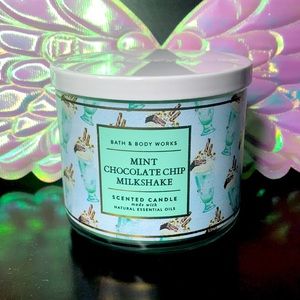 BBW 3 wick candle Mint Chocolate Chip Milkshake